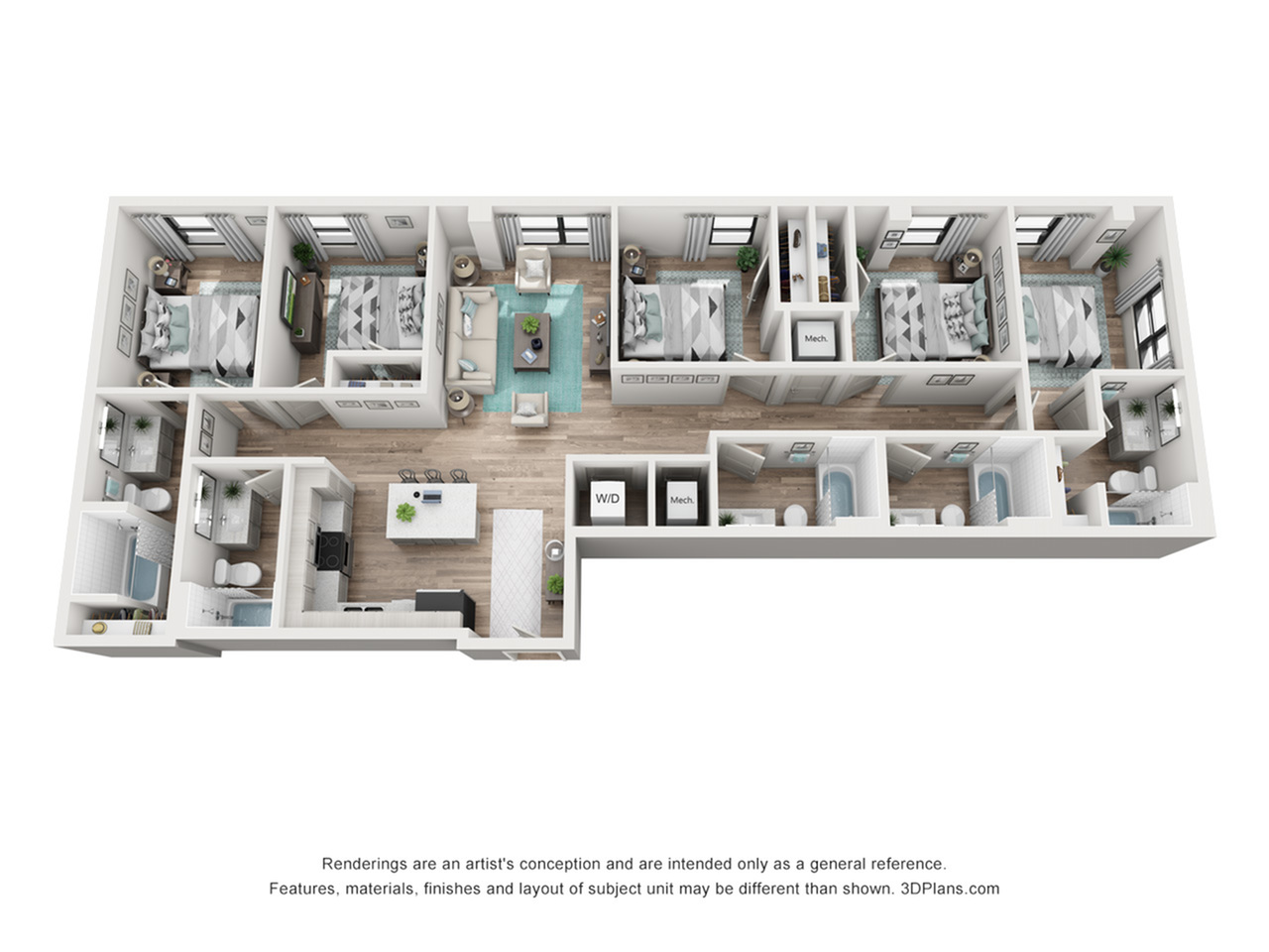 E1 - 5x5 The Anderson Floor plan